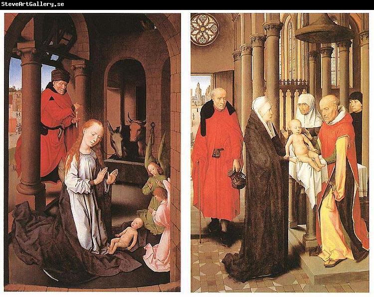 Hans Memling Wings of the Adoration of the Magi Triptych